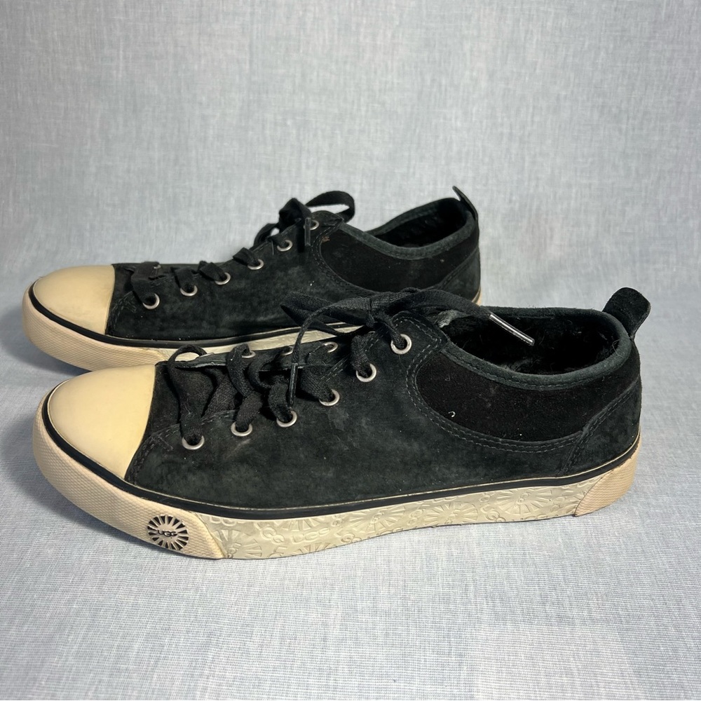 UGG Black and Cream Sneakers